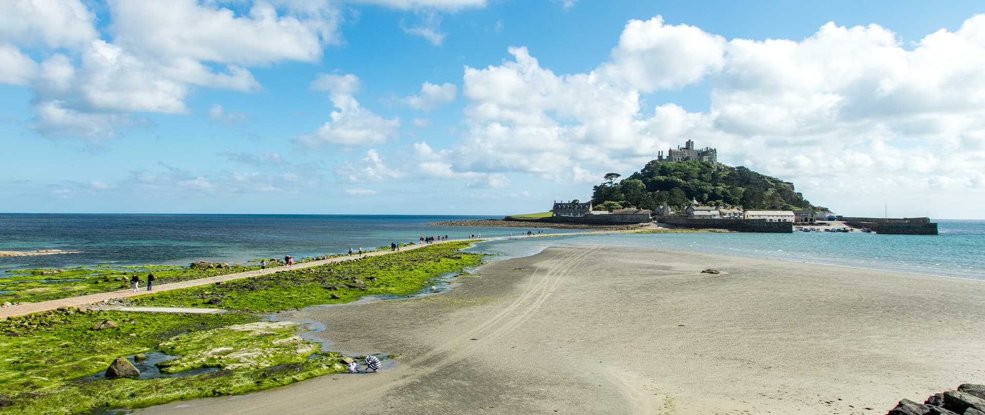 causeway leading up to St Michael's Mount, Marazion