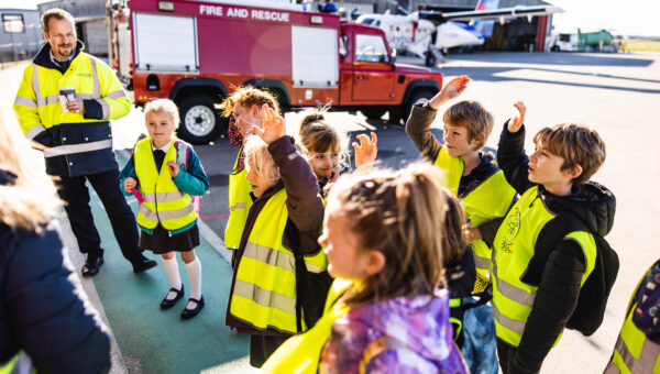 Newlyn Primary School Visit to Land's End Airport November 2021